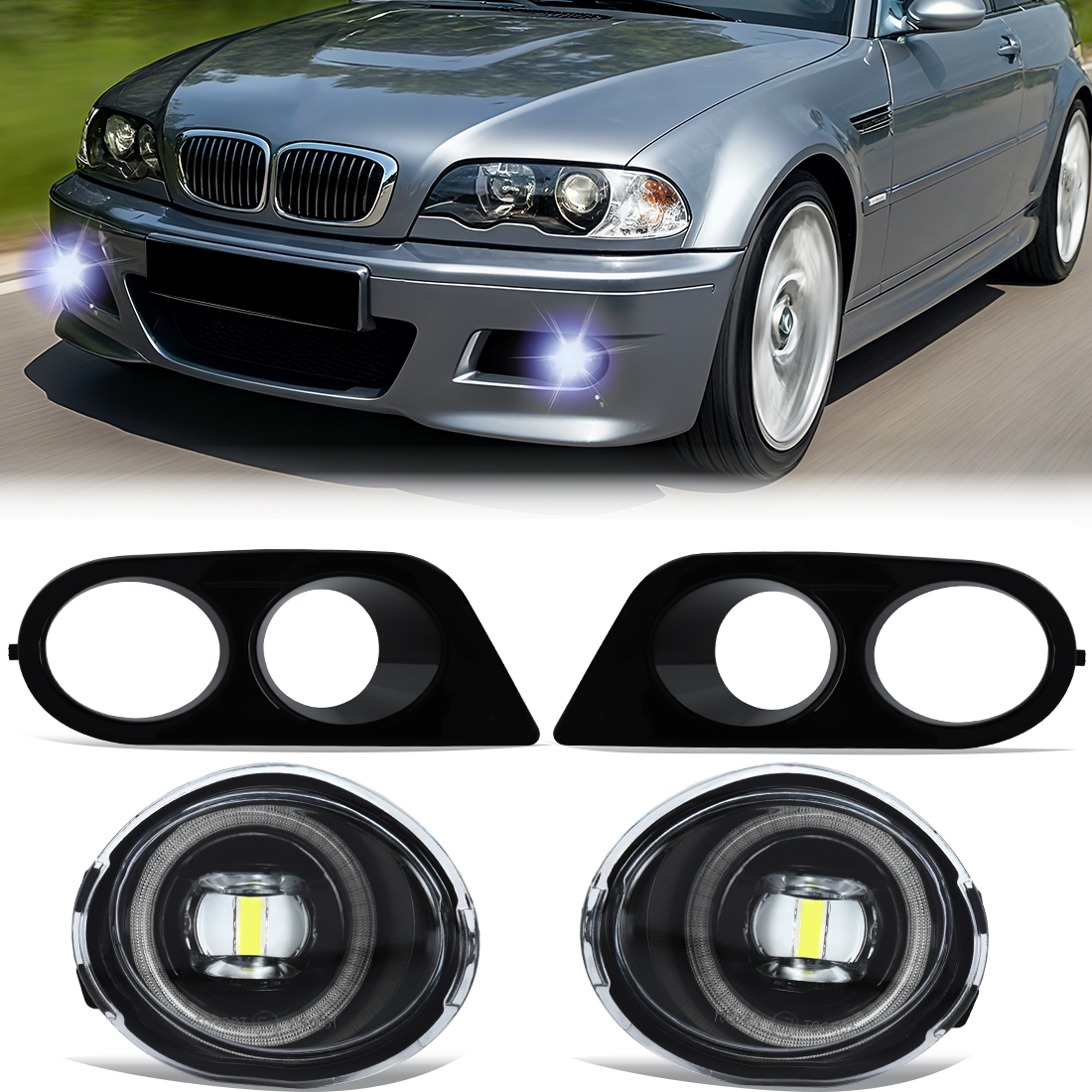 Running Gear Accessories - LED Fog Lamp Kit For BMW