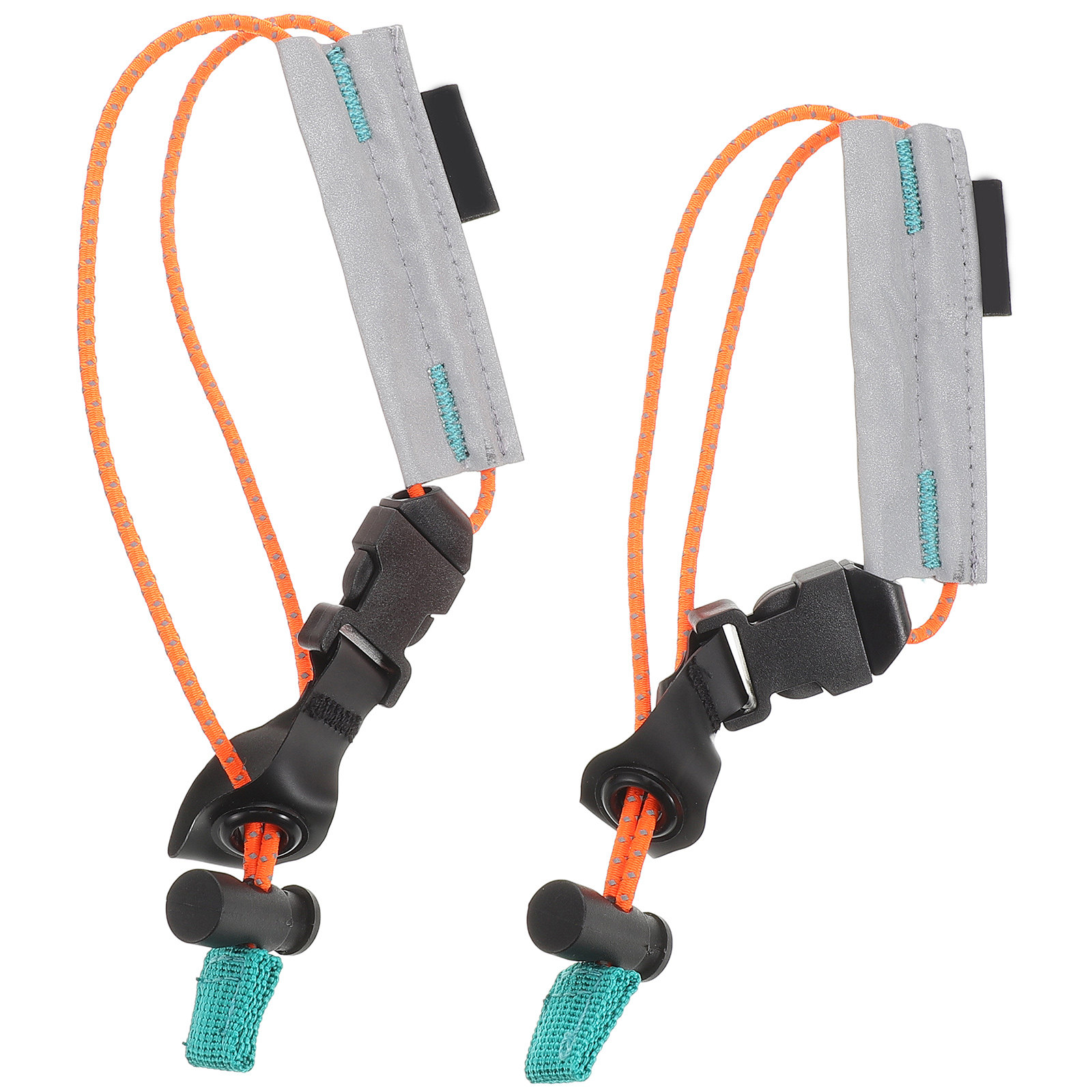 Running Gear For Night - 2Pcs Reflective Pant Leg Straps Adjustable