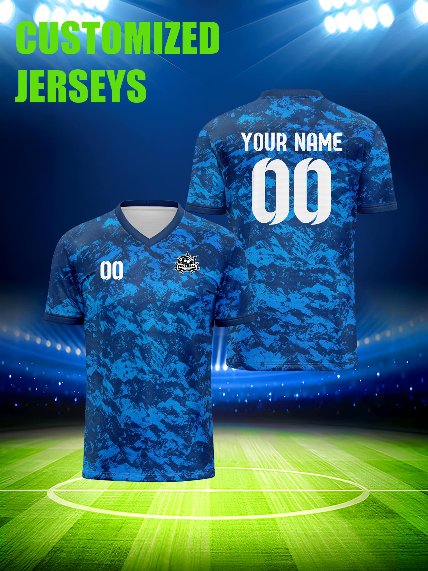 Running Gears - Custom Soccer Jersey With Custom Image,