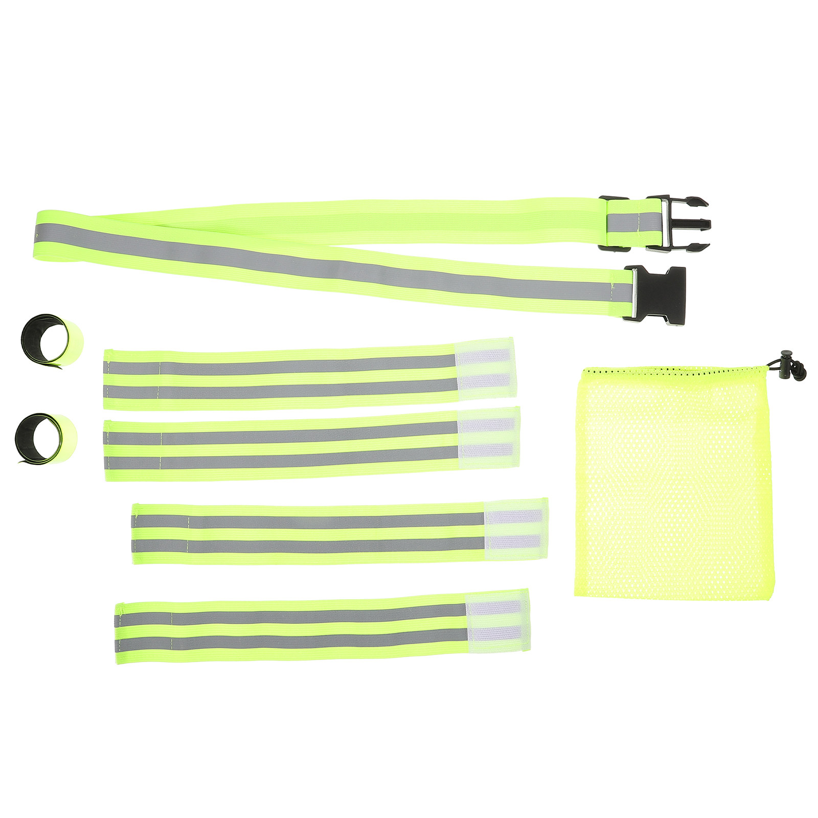 Running Gear For Night - 1Set Reflective Running Belt Armband Wristband
