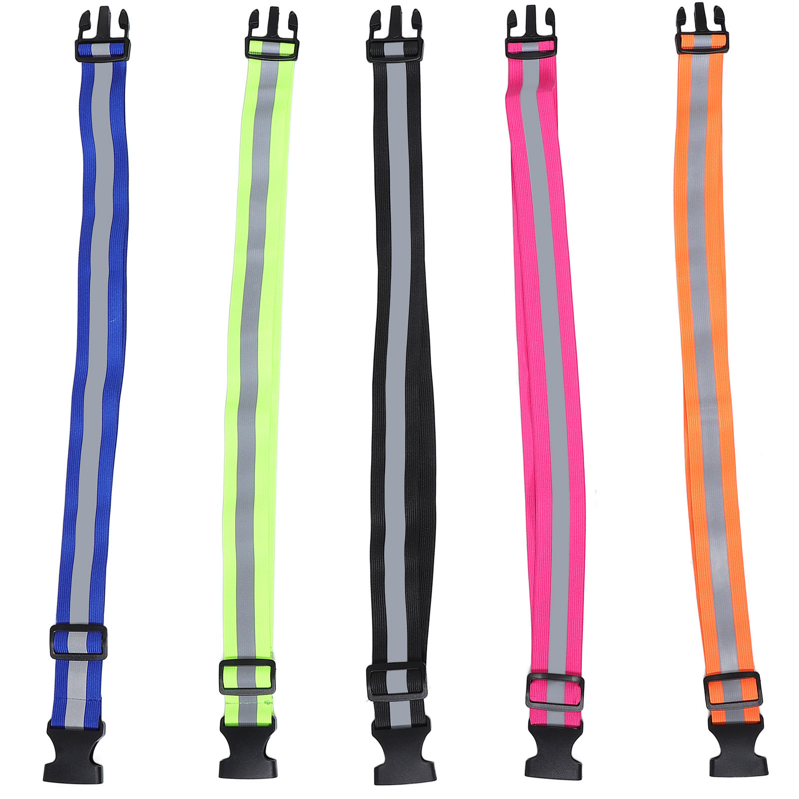 Running Gear For Night - 5Pcs Reflective Body Strap Elastic Running