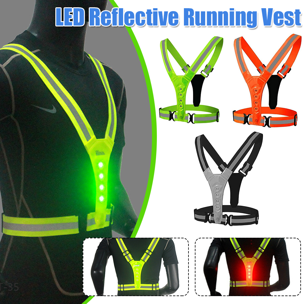 Running Gear Autumn - LED Reflective Running Vest Security Vest
