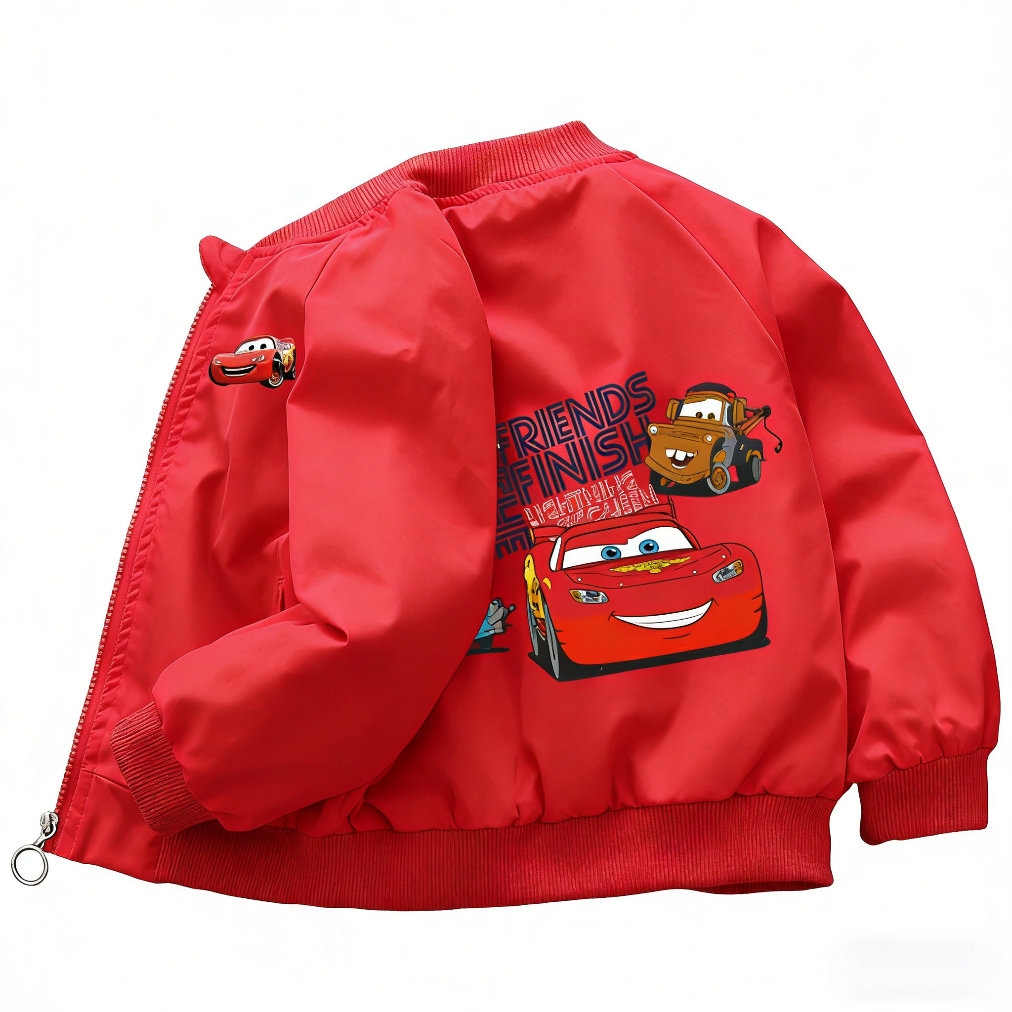 Running Gear For Kids - Cars Lightning McQueen Children Jacket New