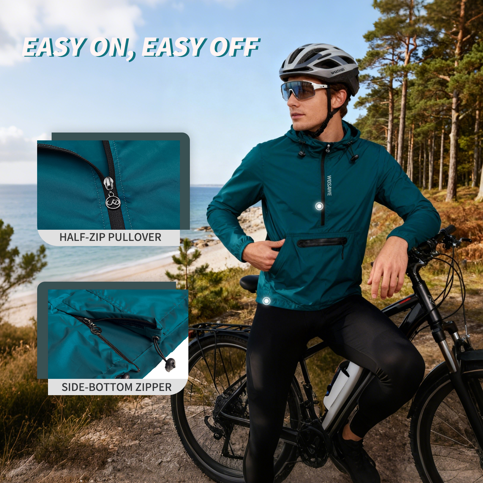WOSAWE Winproof Running Jacket – Running Gear Hat recenzja i cena