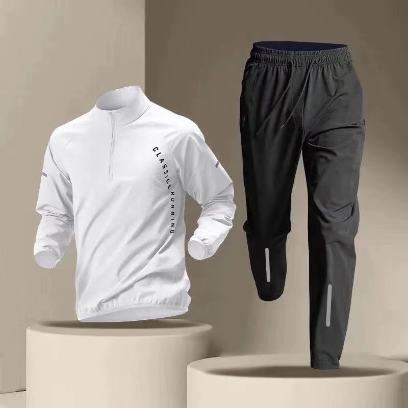 Korean Casual Sports Suit Men' – Running Gear Youth recenzja i cena