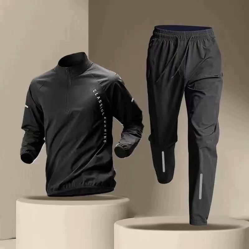 Korean Casual Sports Suit Men' – Running Gear Youth recenzja i cena