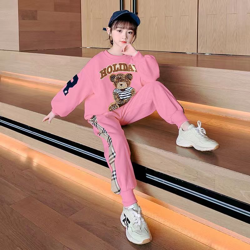 Girls Spring And Autumn Suit 2 – Running Gear For Kids recenzja i cena