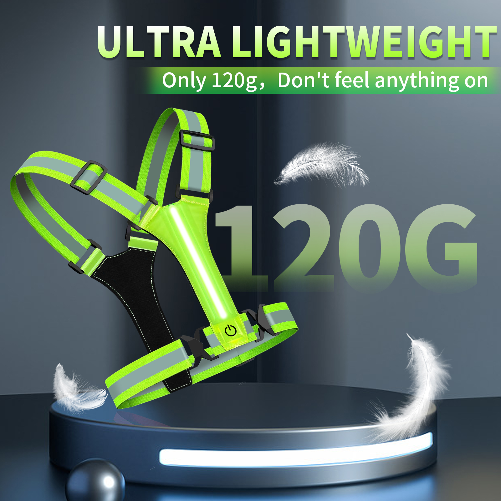 LED Reflective Vest Running Ge – Running Gear Autumn recenzja i cena