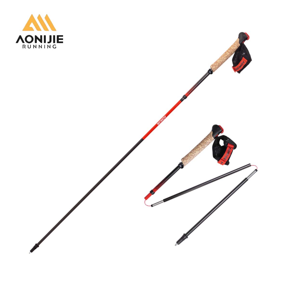 2 Pcs AONIJIE E4212  E4218 Fol – Trekking Pole Carbon recenzja i cena