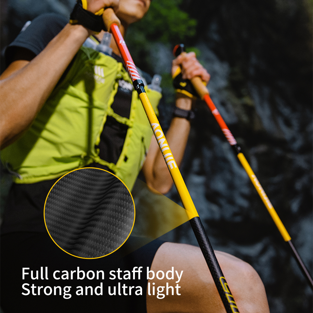 2 Pcs AONIJIE E4212  E4218 Fol – Trekking Pole Carbon recenzja i cena