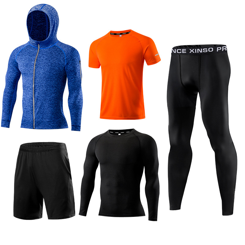 5-Piece Men's Fitness Clothes  – Running Gear Autumn recenzja i cena