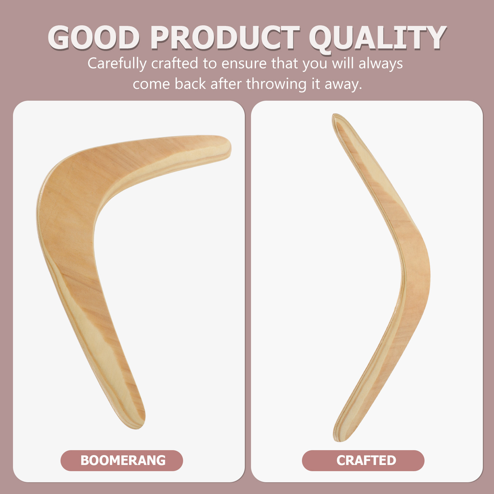 1Pcs Boomerang Wooden Outdoor  – Running Gear For Kids recenzja i cena