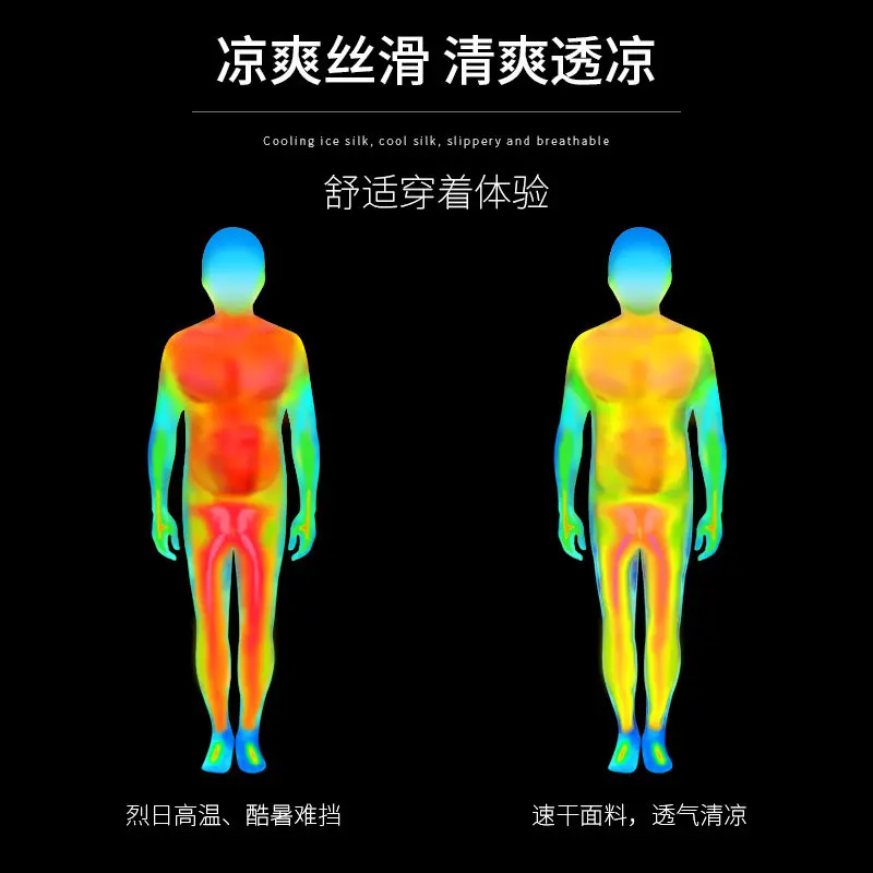 Men's Summer Sports Set Ice Si – Running Gears recenzja i cena