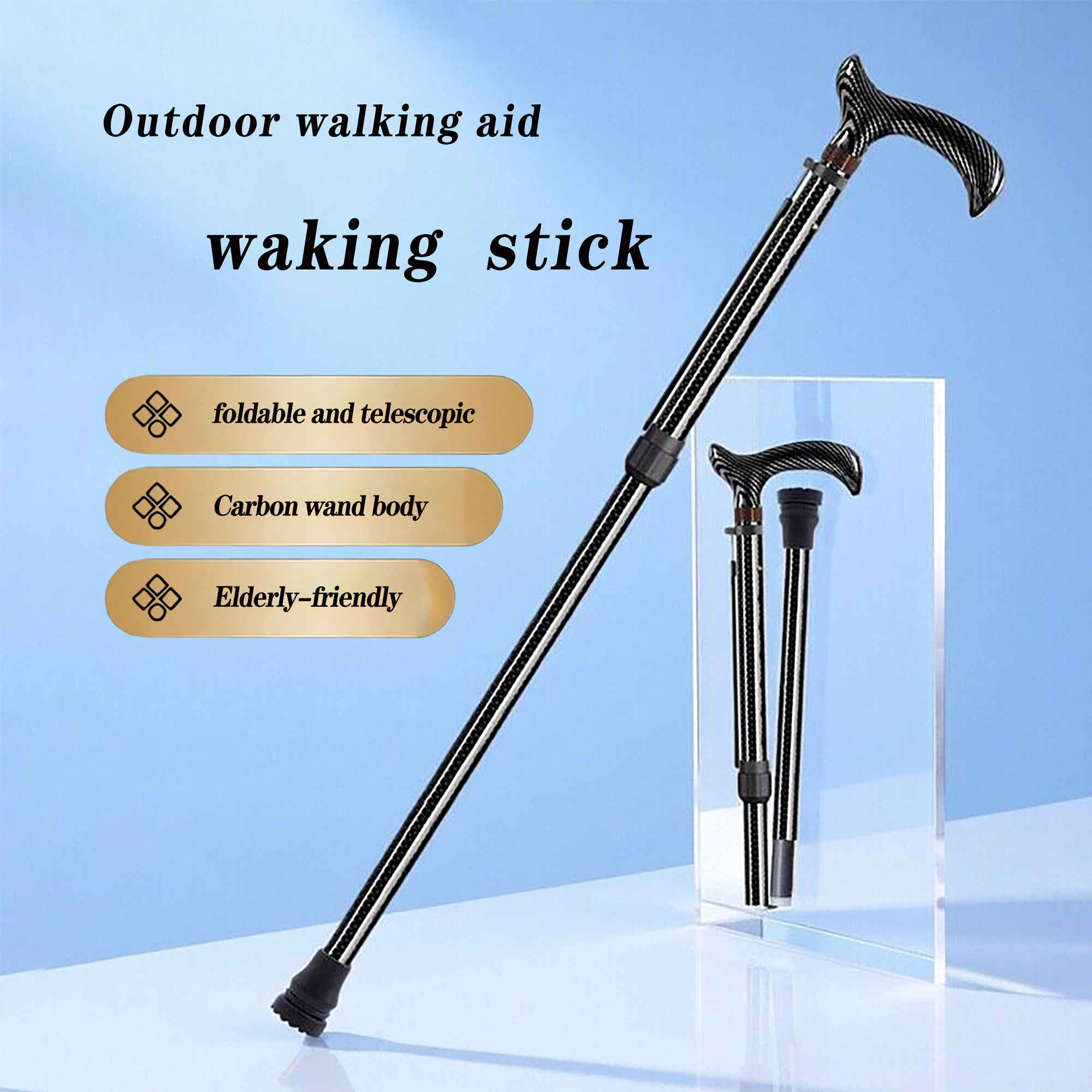 Carbon Fiber Folding Extendabl – Trekking Pole Carbon recenzja i cena