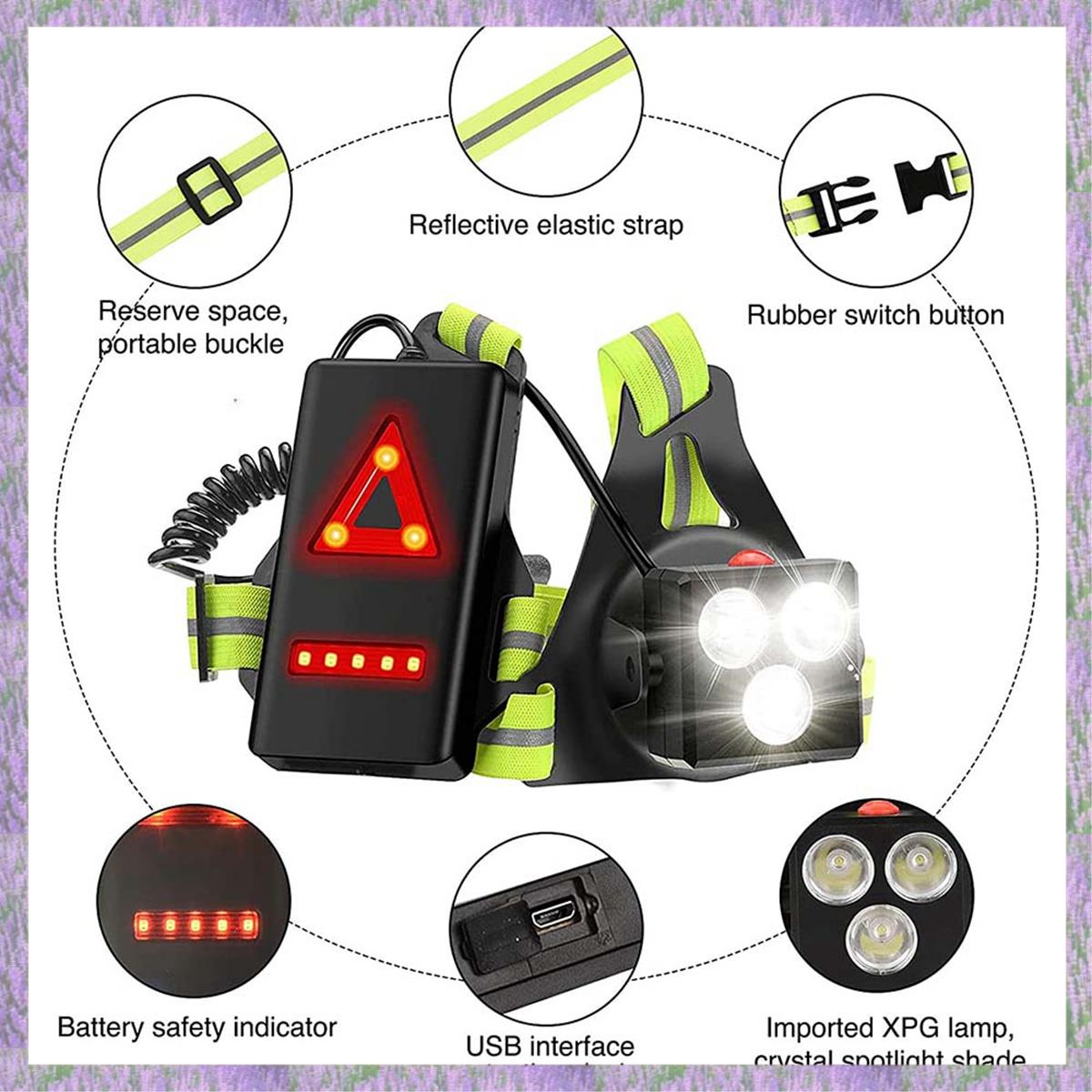 A63K-Night Running Lights For  – Running Gear For Night recenzja i cena