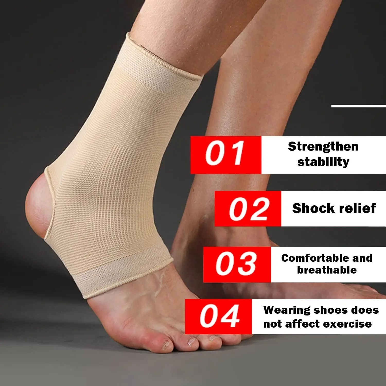 1pc Skin Color Sports Ankle Su – Running Gears recenzja i cena