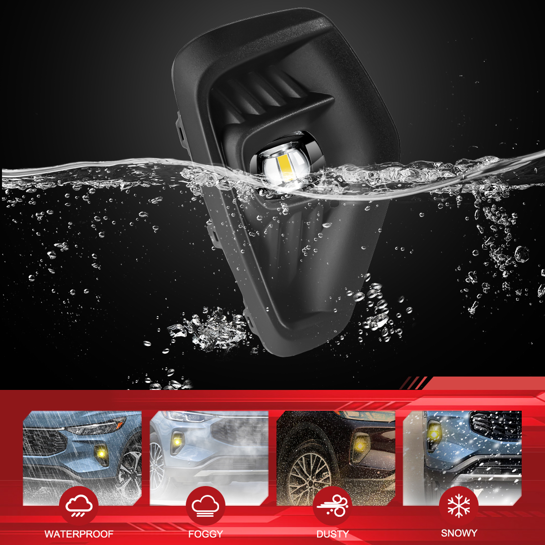 LED Fog Lamps For Ford Escape  – Running Gear Accessories recenzja i cena