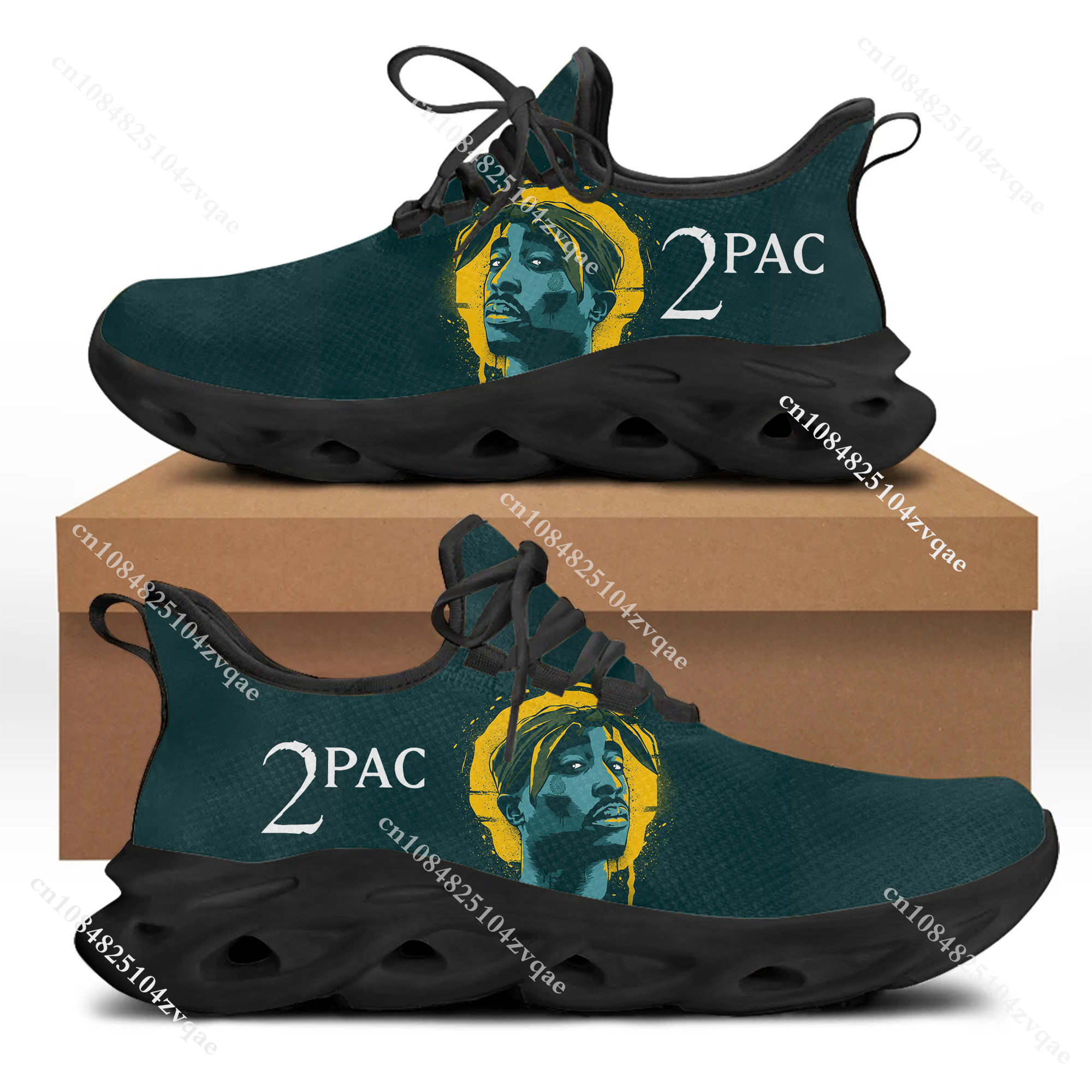 Tupac Rapper 2Pac Flats Sneake – Running Gear Shoes recenzja i cena