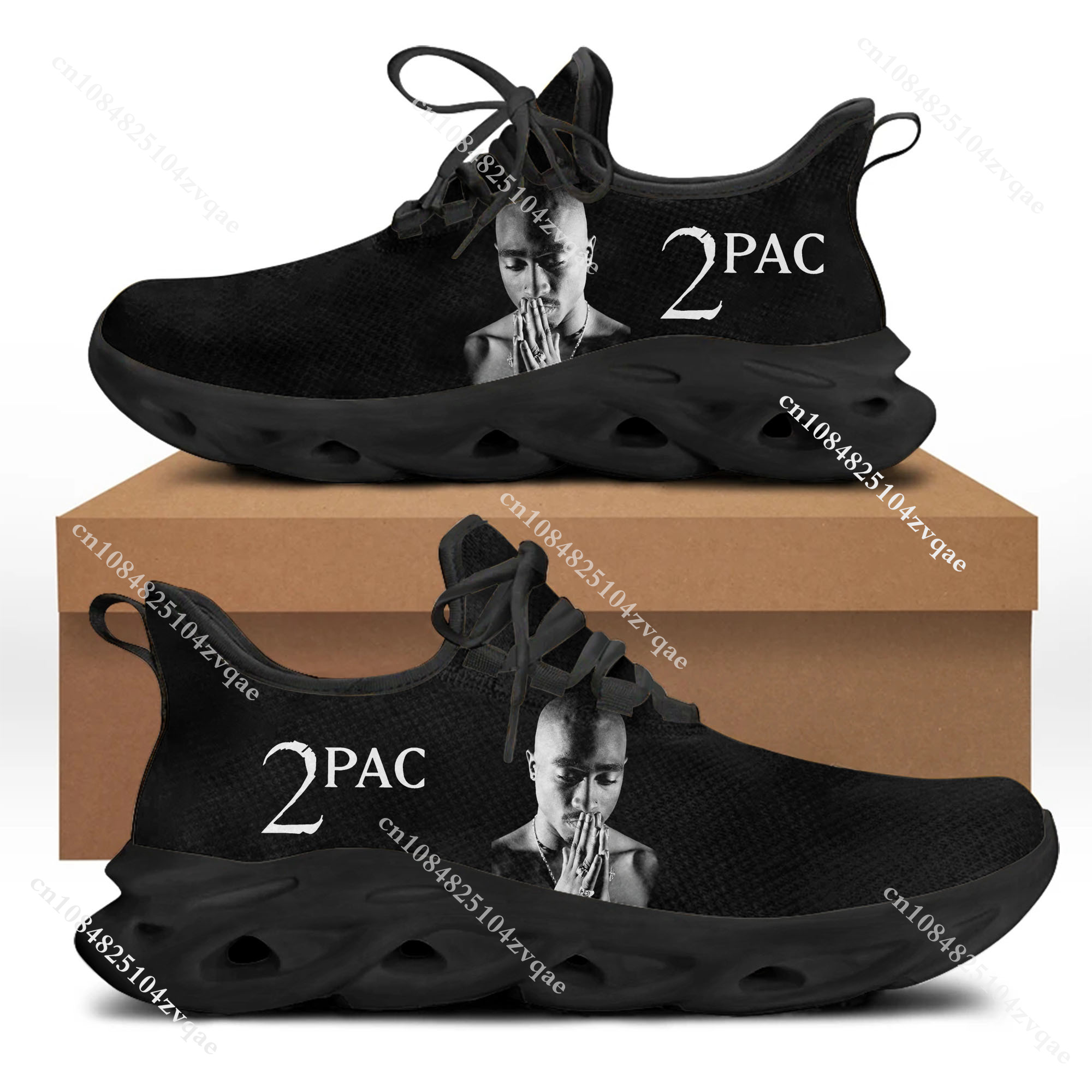 Tupac Rapper 2Pac Flats Sneake – Running Gear Shoes recenzja i cena