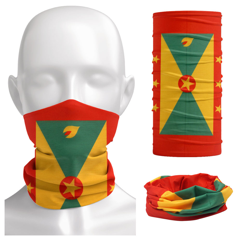 Grenada Flag Pattern Face Band – Running Gear Autumn recenzja i cena