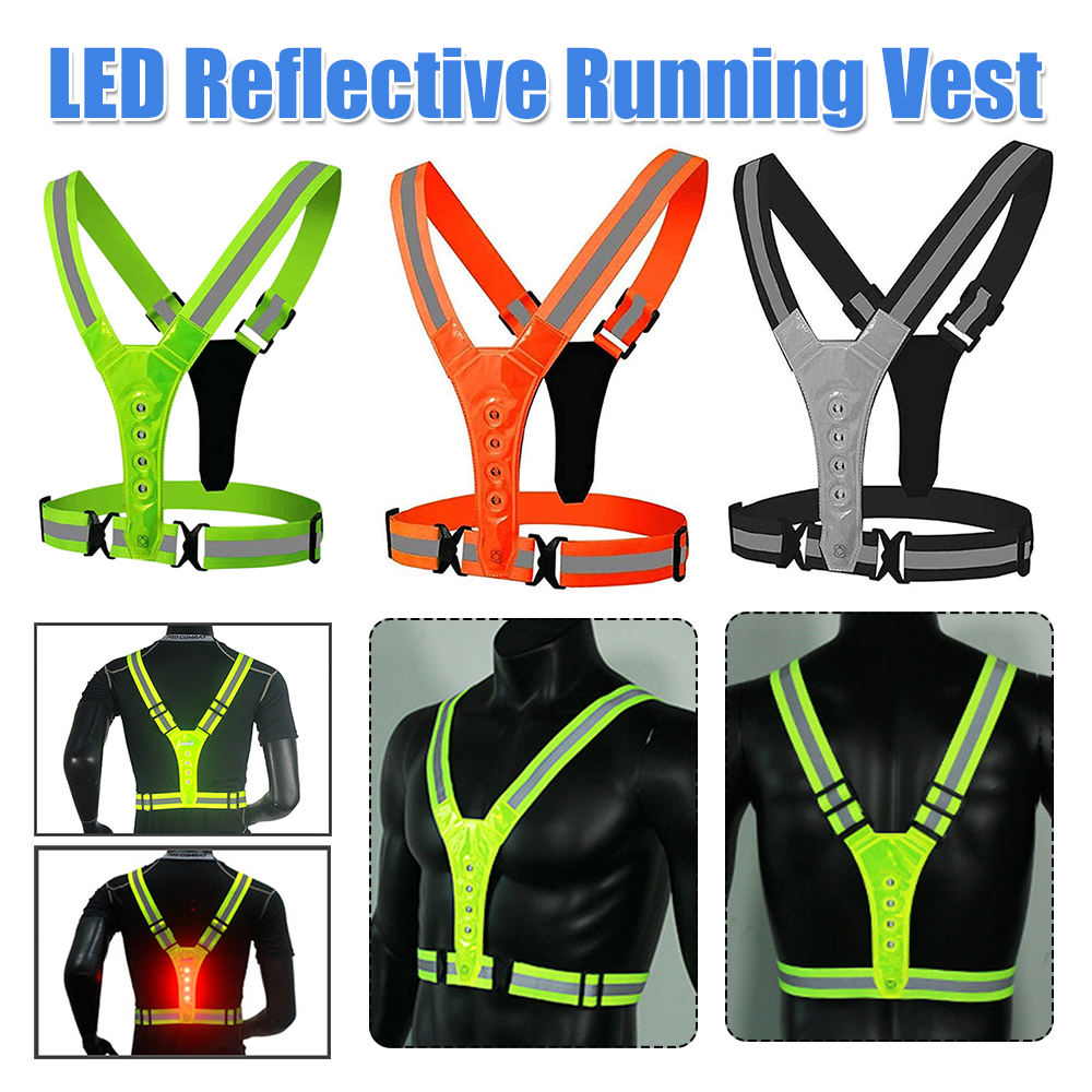 LED Reflective Running Vest Se – Running Gear Autumn recenzja i cena
