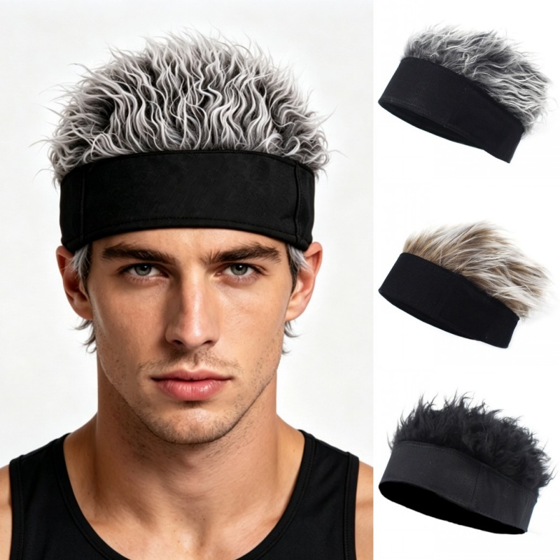 Men Womens Synthetic Wig Spike – Running Gear Hat recenzja i cena