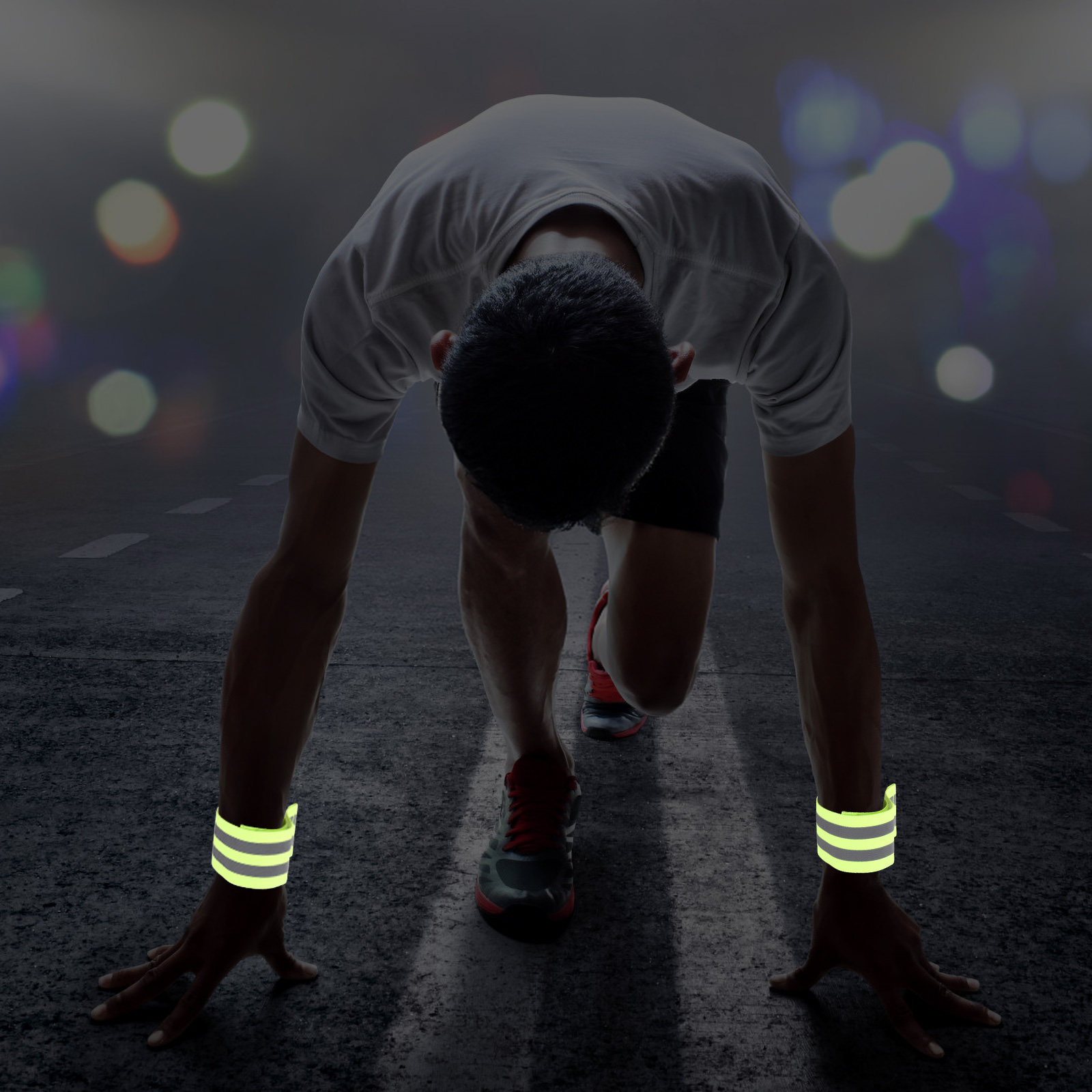 4Pairs Reflective Armband Wris – Running Gear For Night recenzja i cena