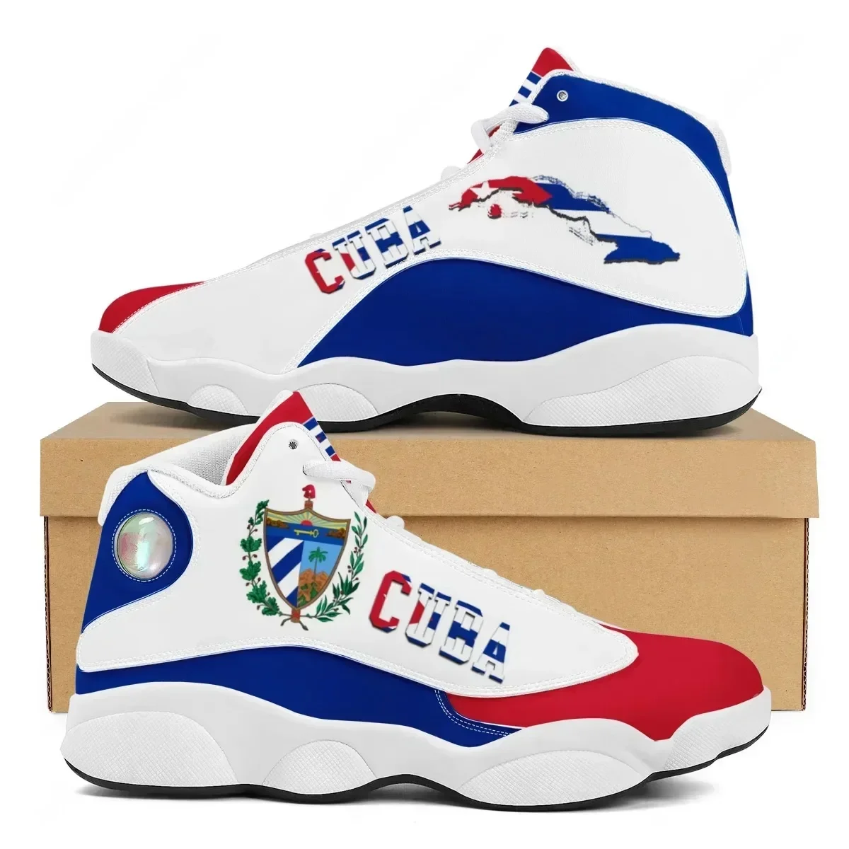 CUBA Flag Print Cool Men Baske – Running Gear Shoes recenzja i cena
